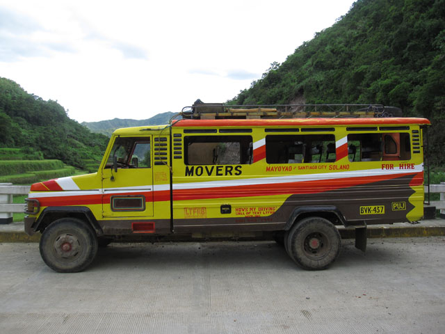 The vehicle that took us to Mayoyao