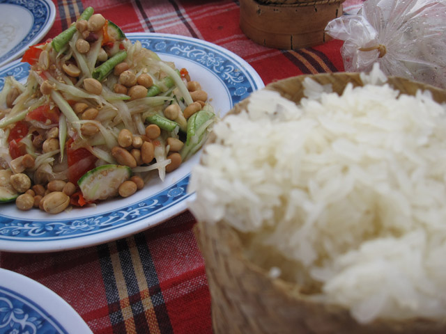Sticky Rice in Vientiane Laso