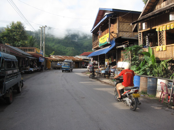 Small town of Pak Beng