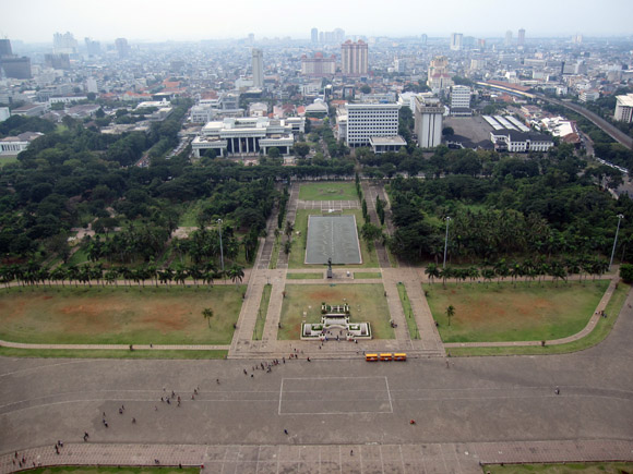 View of Jakarta from National Monument