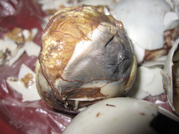 Balut Egg Fetus in Manila