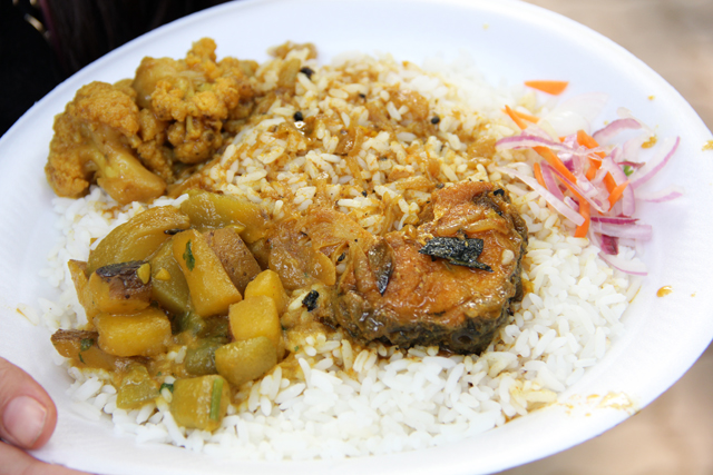 Camac street food in Kolkata, India