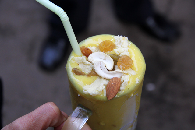 The ultimate mango lassi in Kolkata - perhaps the best mango smoothie in the world in my book.