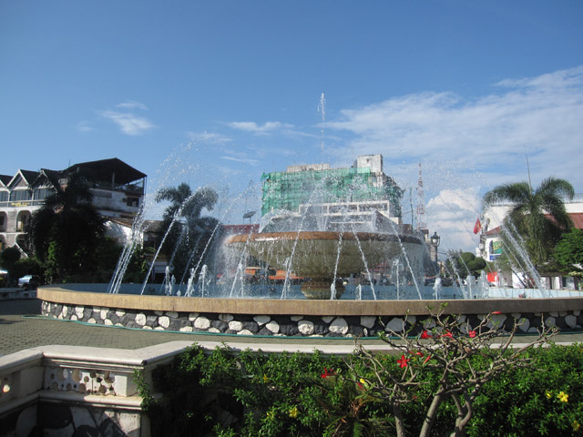 Vientiane fountain, Laos