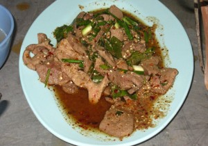 thai liver salad