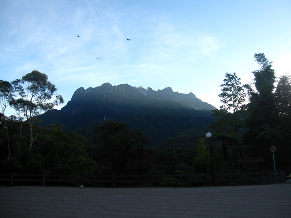 mount kinabalu at sunrise