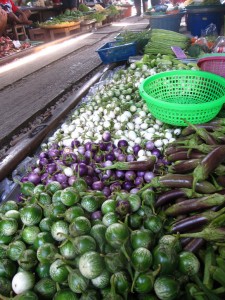 eggplant at thai market