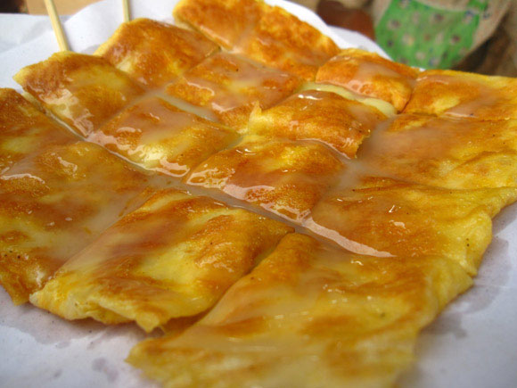 tailandês roti gluay