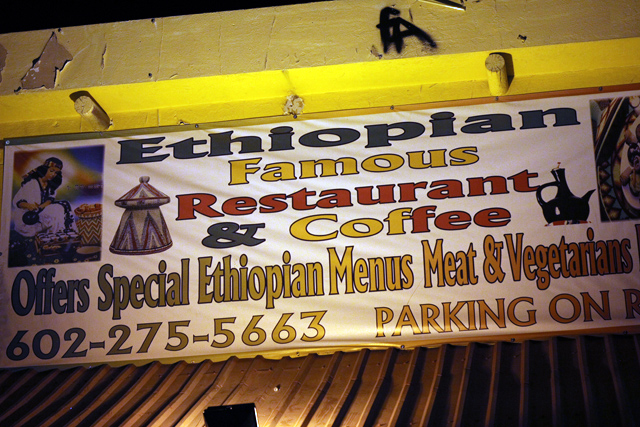 Ethiopian Famous Restaurant and Coffee, Phoenix, Arizona