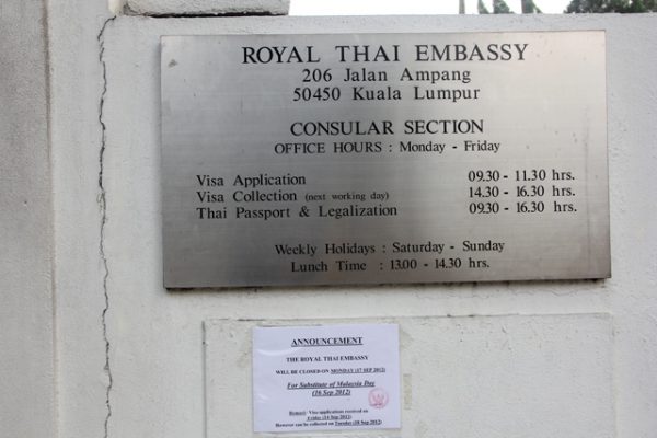 How to Get a Thai Visa in Kuala Lumpur