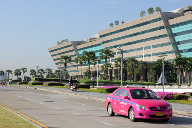 There is the gigantic Thai immigration building