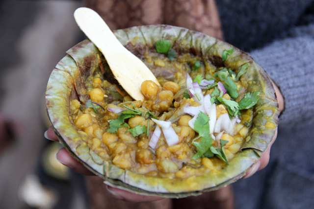 Ghugni Chaat in Kolkata, India