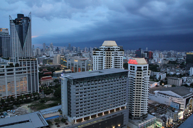 View of Siam and Pratunam, Bangkok, Thailand