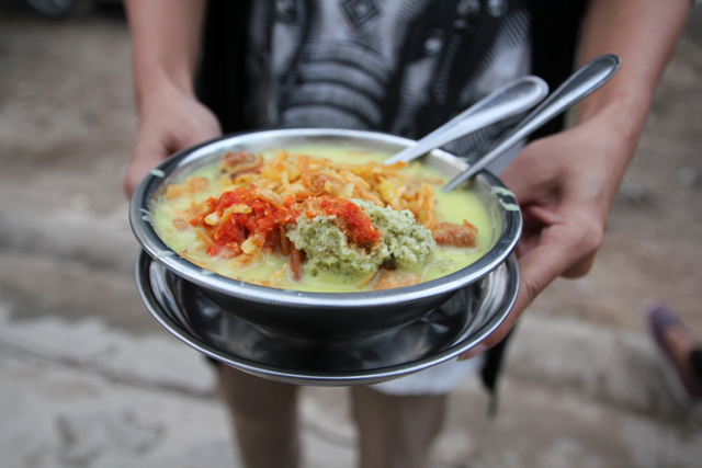 Freshly prepared bowl of Zanzibar mix