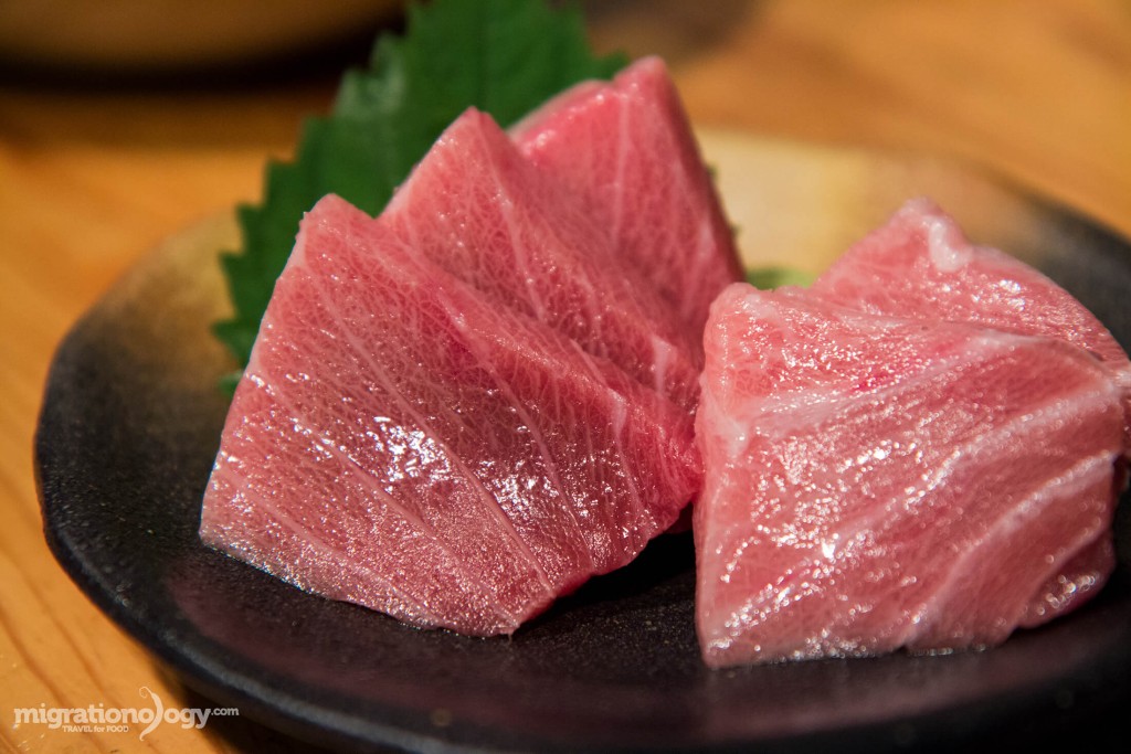 Tuna belly izakaya in Osaka