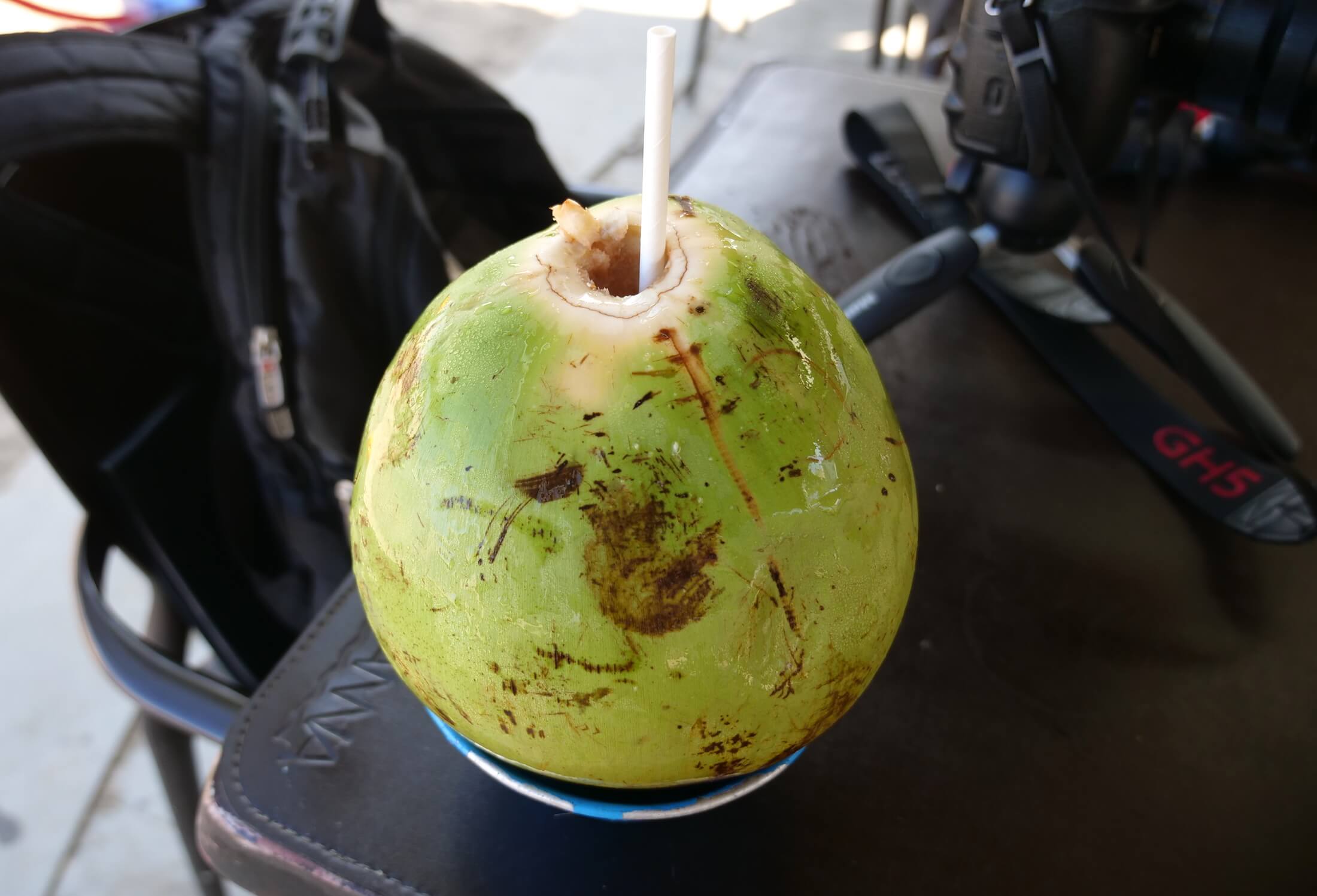 There is no better way to stay hydrated than with coconut water, and these usually cost about 6 or 7 reais on Ipanema beach