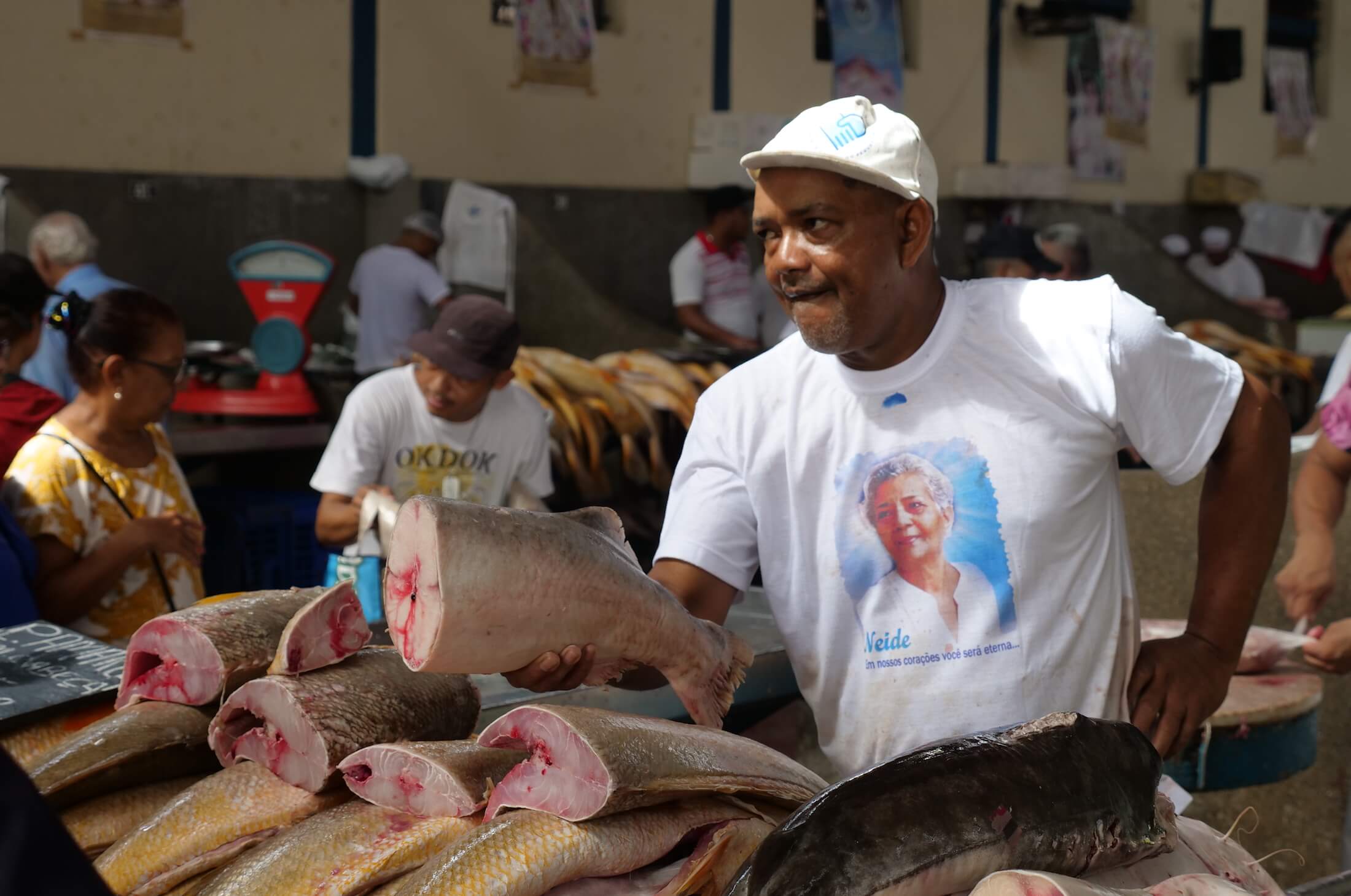 Visit the fresh market in Belem to buy some treats from the Amazon and the Amazonia Rainforest fresh waters