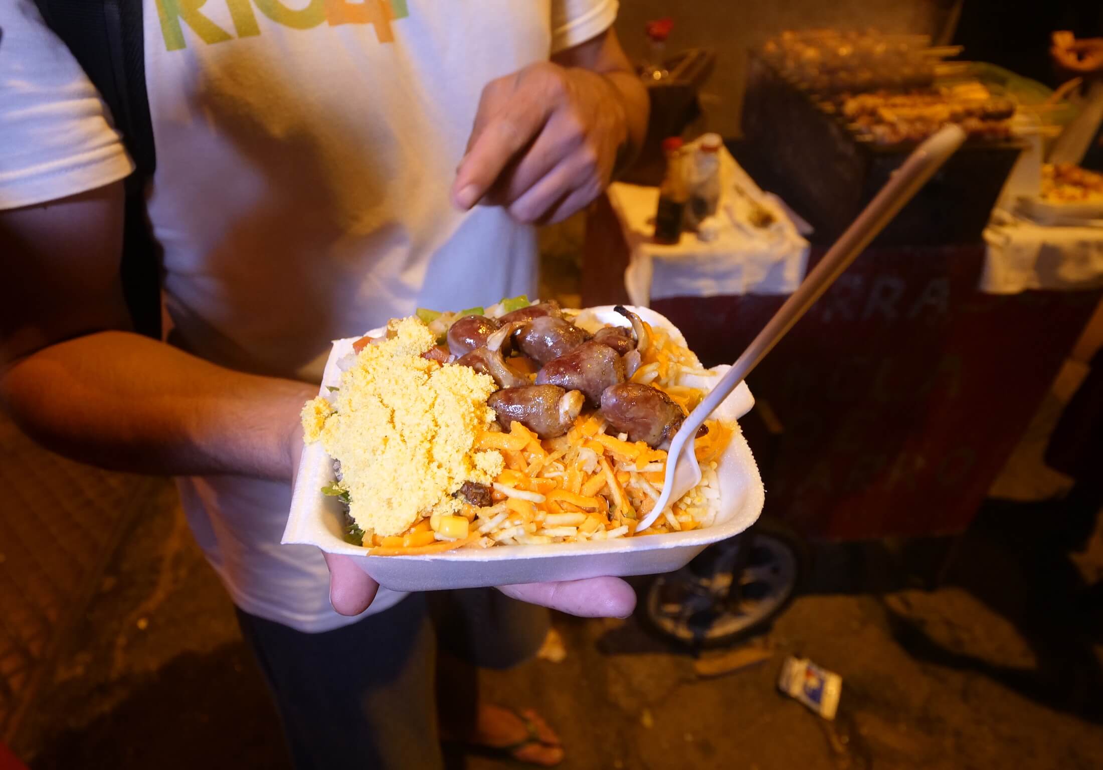 Amazing meals of meat on every street corner in Rio, but this one is worth the journey