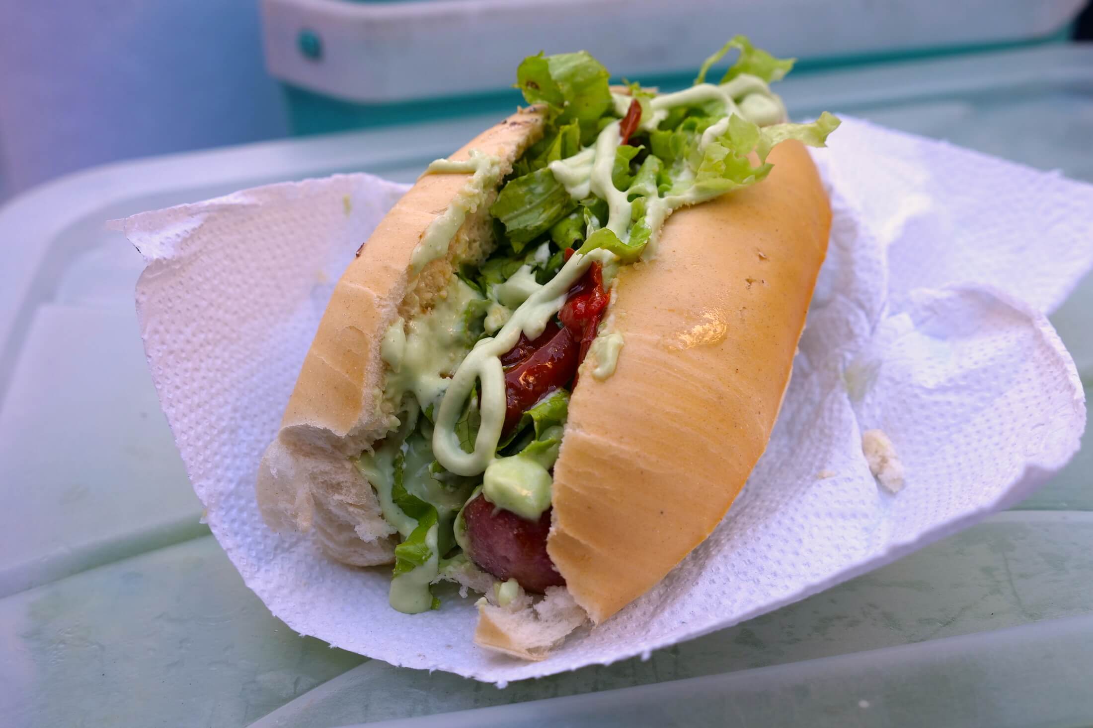 Pao com Linguica on the streets of Rio de Janeiro