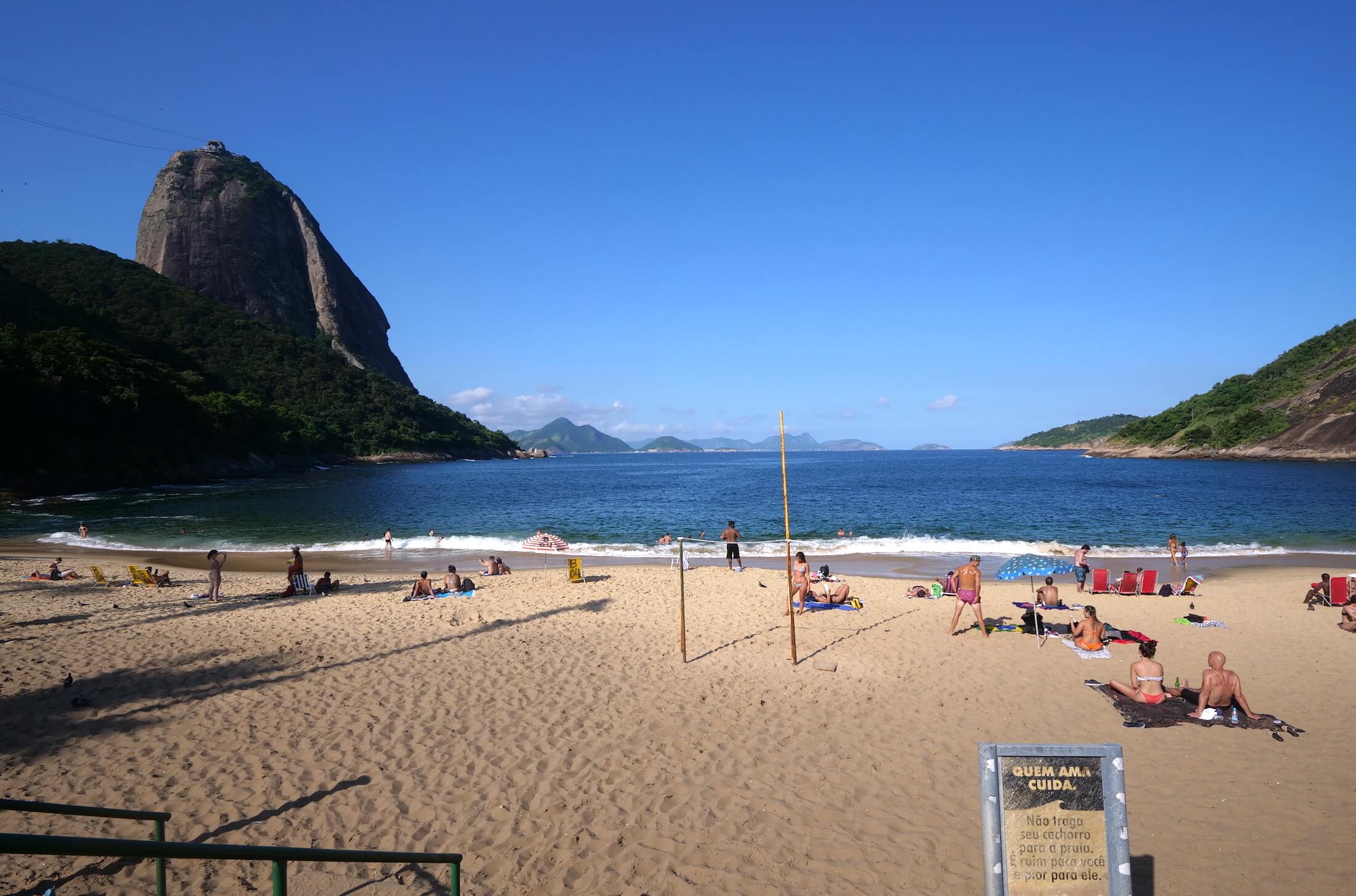 This red beach is great for swimming, and the waves here are much smaller as well