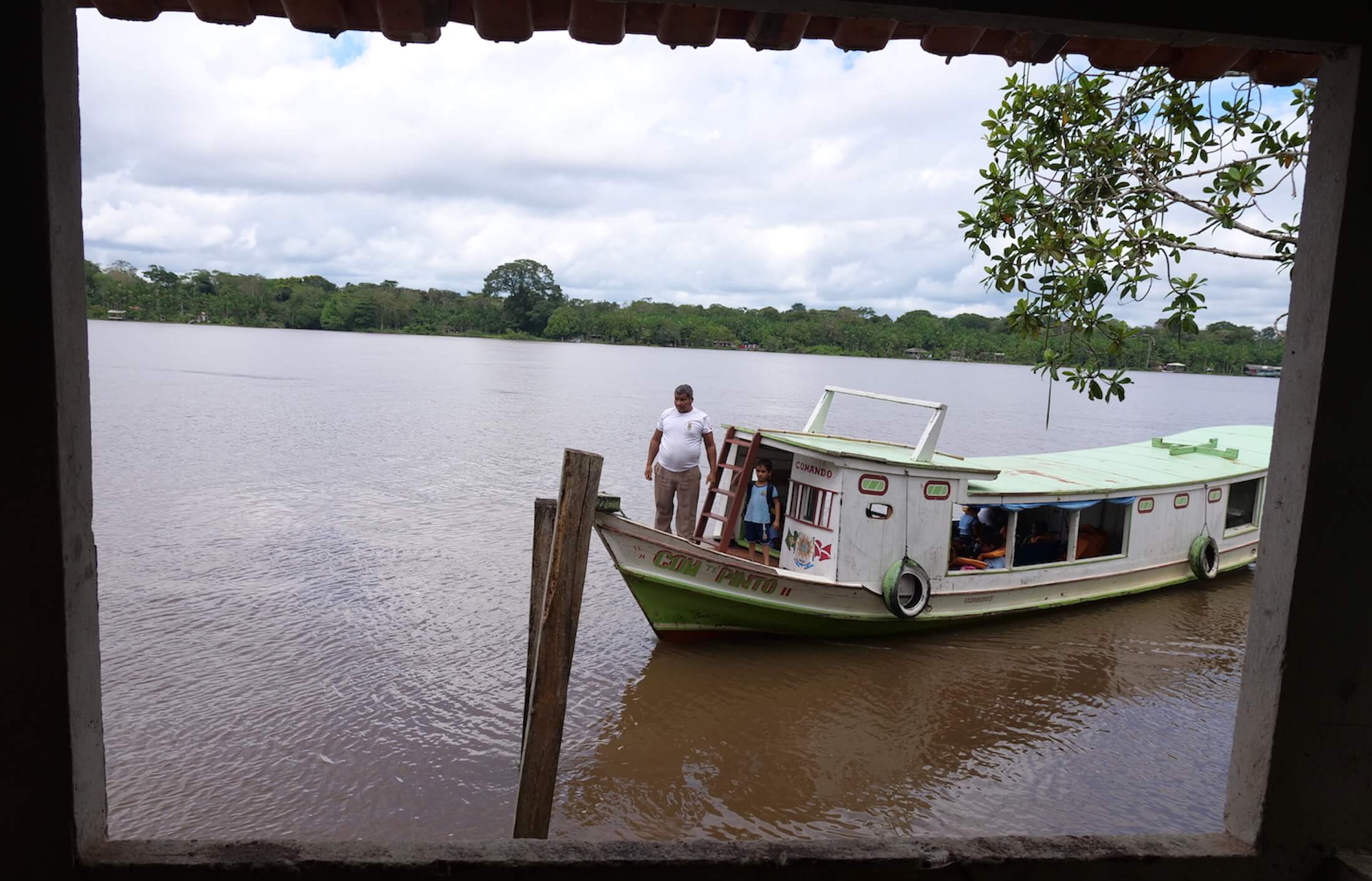 Amazing to see how 'normal' life functions here, everything using the river instead of a road