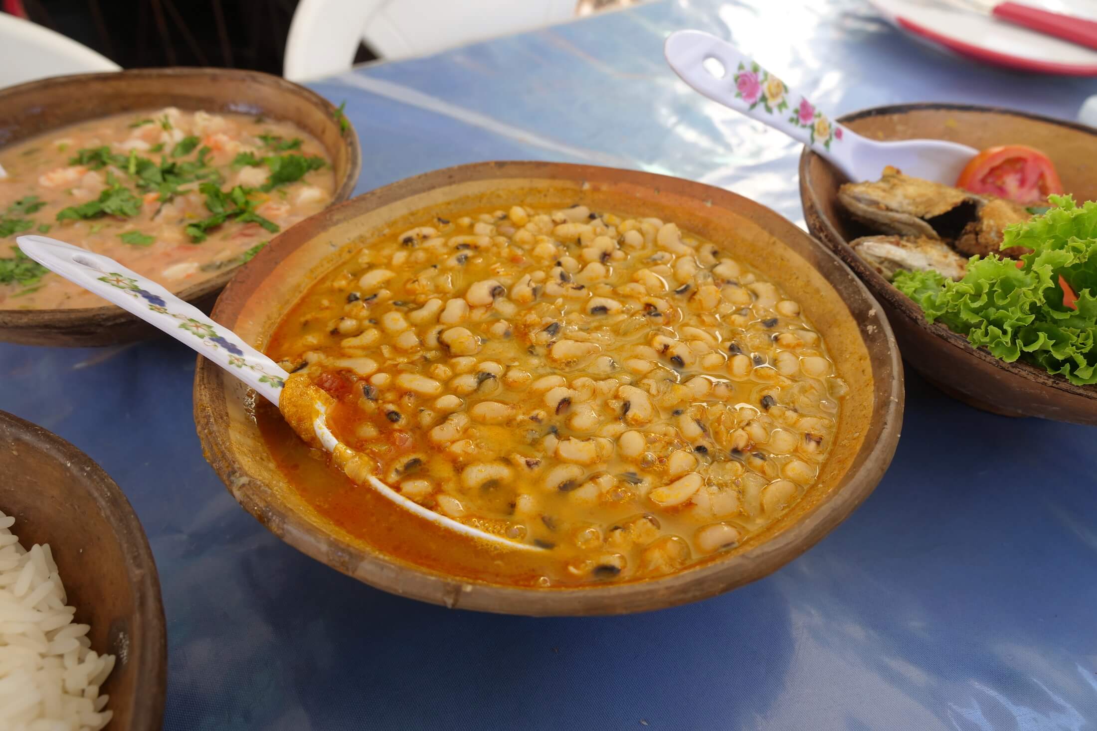 Another Salvador favorite food, like Acarajé here in Bahia, you just have to try the black-eyed peas