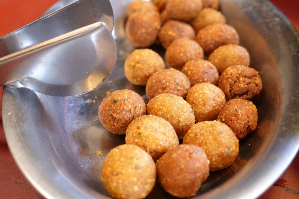 Deep Fried Bean balls
