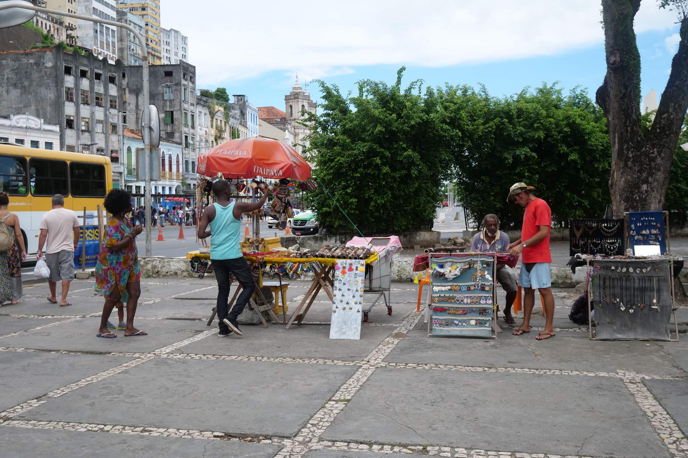 You can stop here to buy water, or buy souvenirs, before entering the market