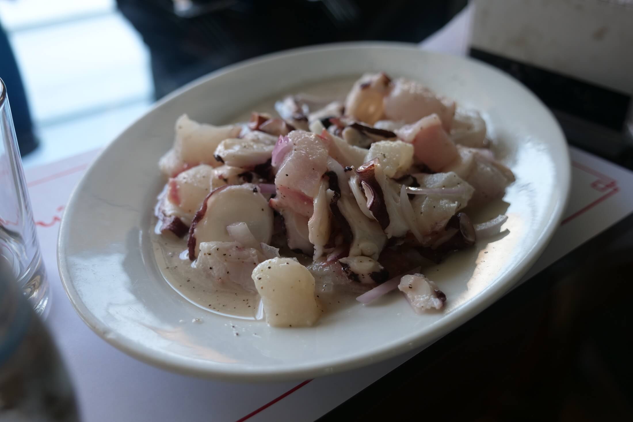 There is a masterpiece of texture created in each bite, I love this ceviche