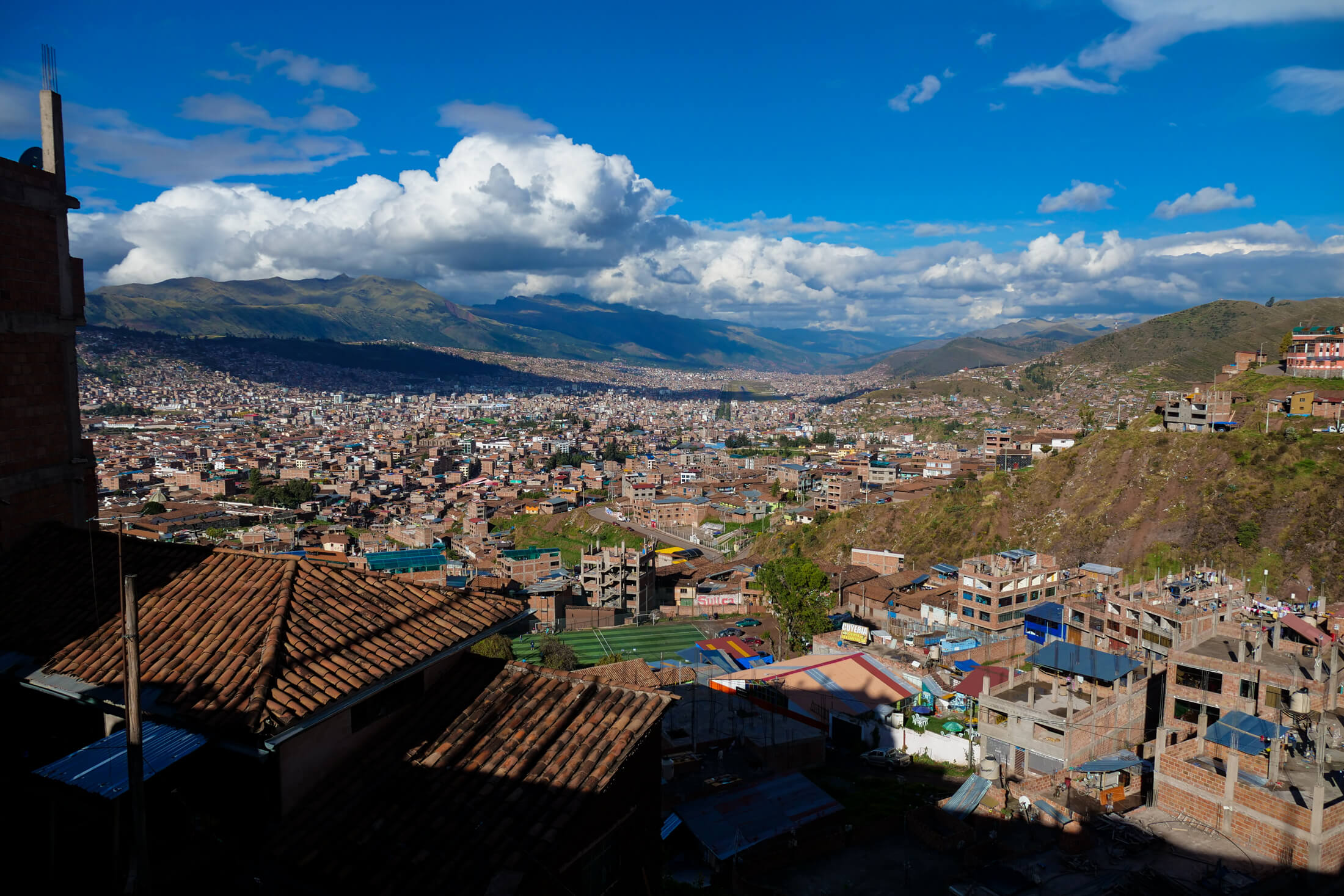 Cusco is a large city in South Eastern Peru