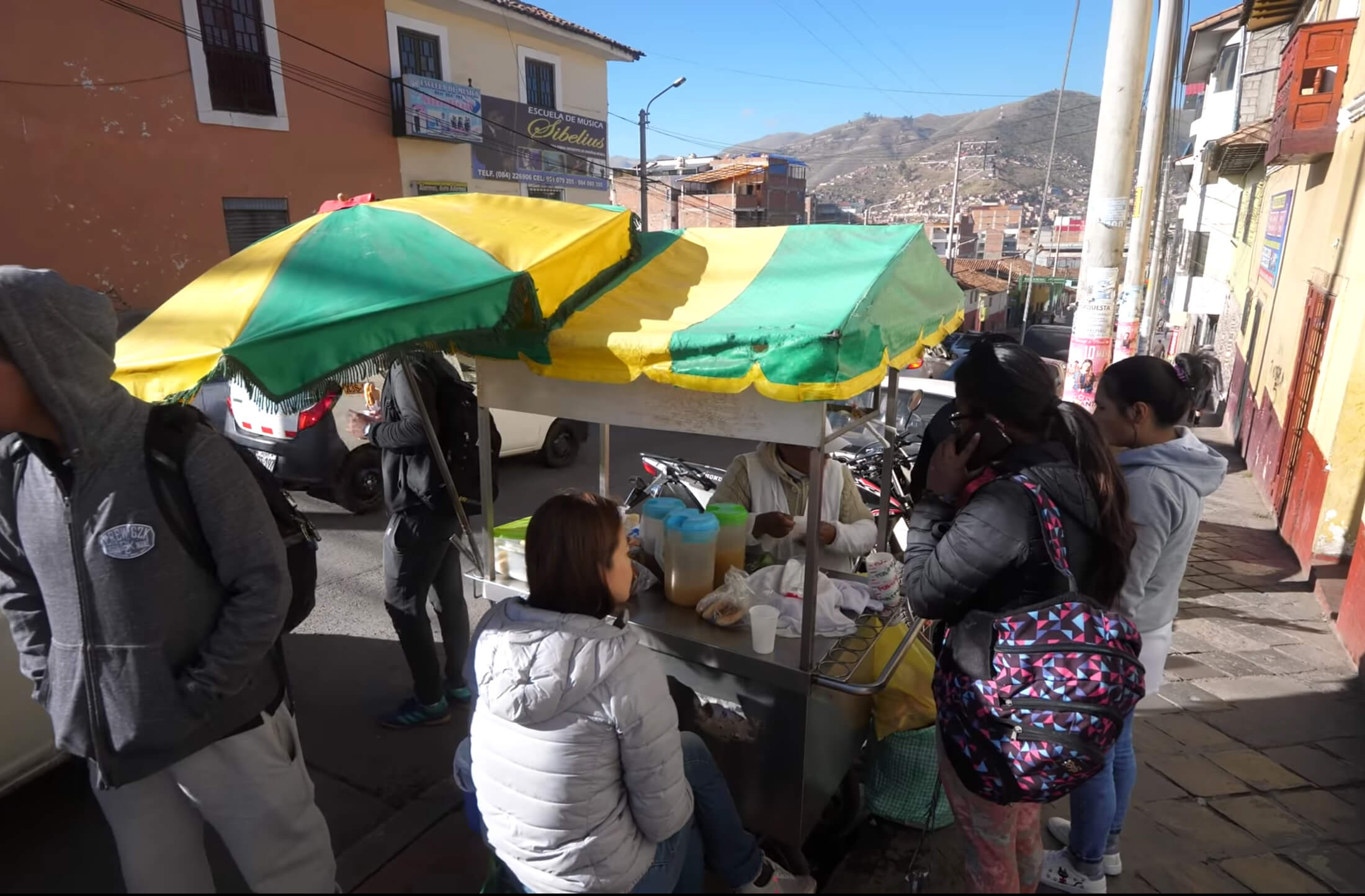 Maka de Quinoa for breakfast in Cusco, Peru