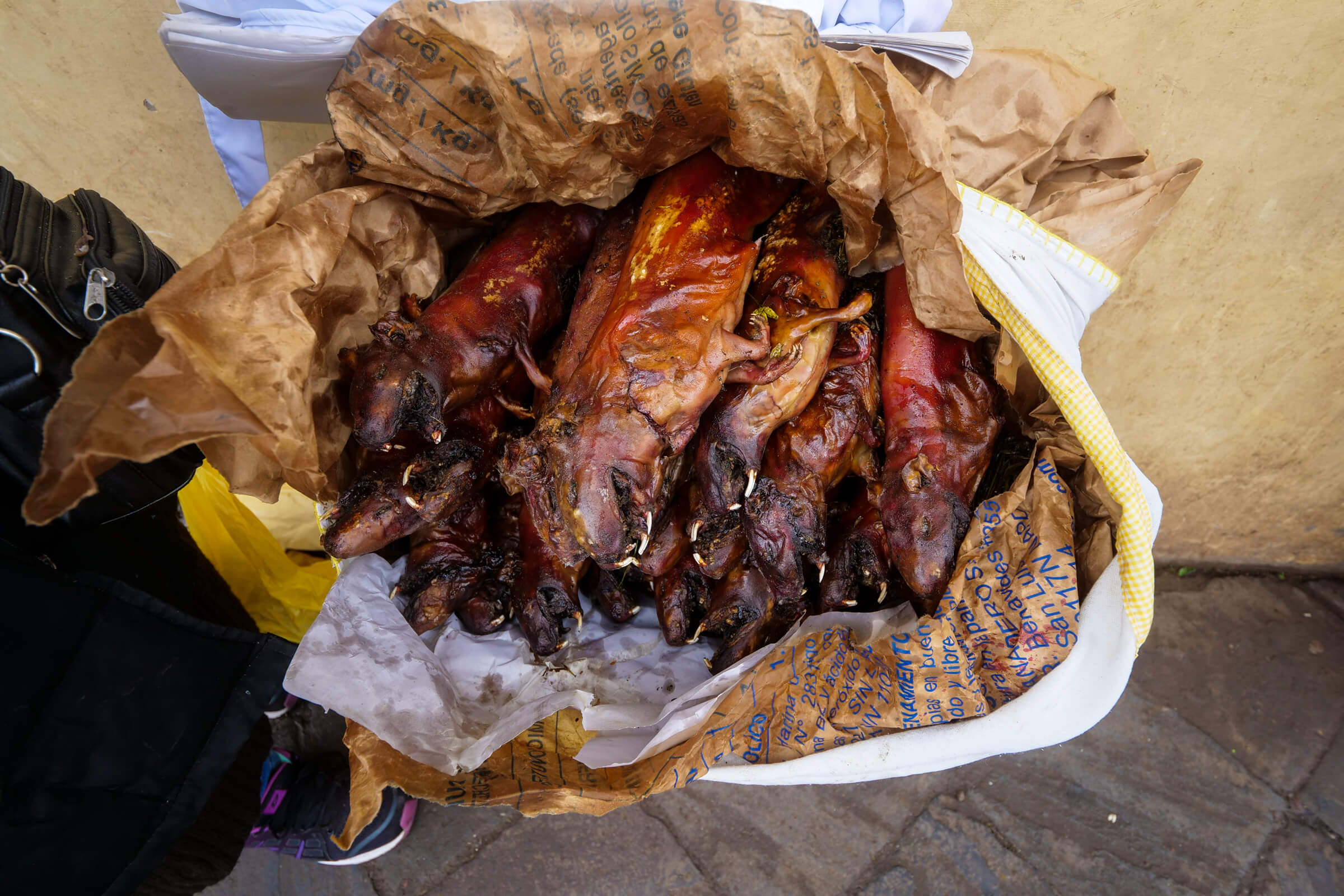 Cuy Traditional Andean Food Guinea Pig Feast in Cuzco Peru