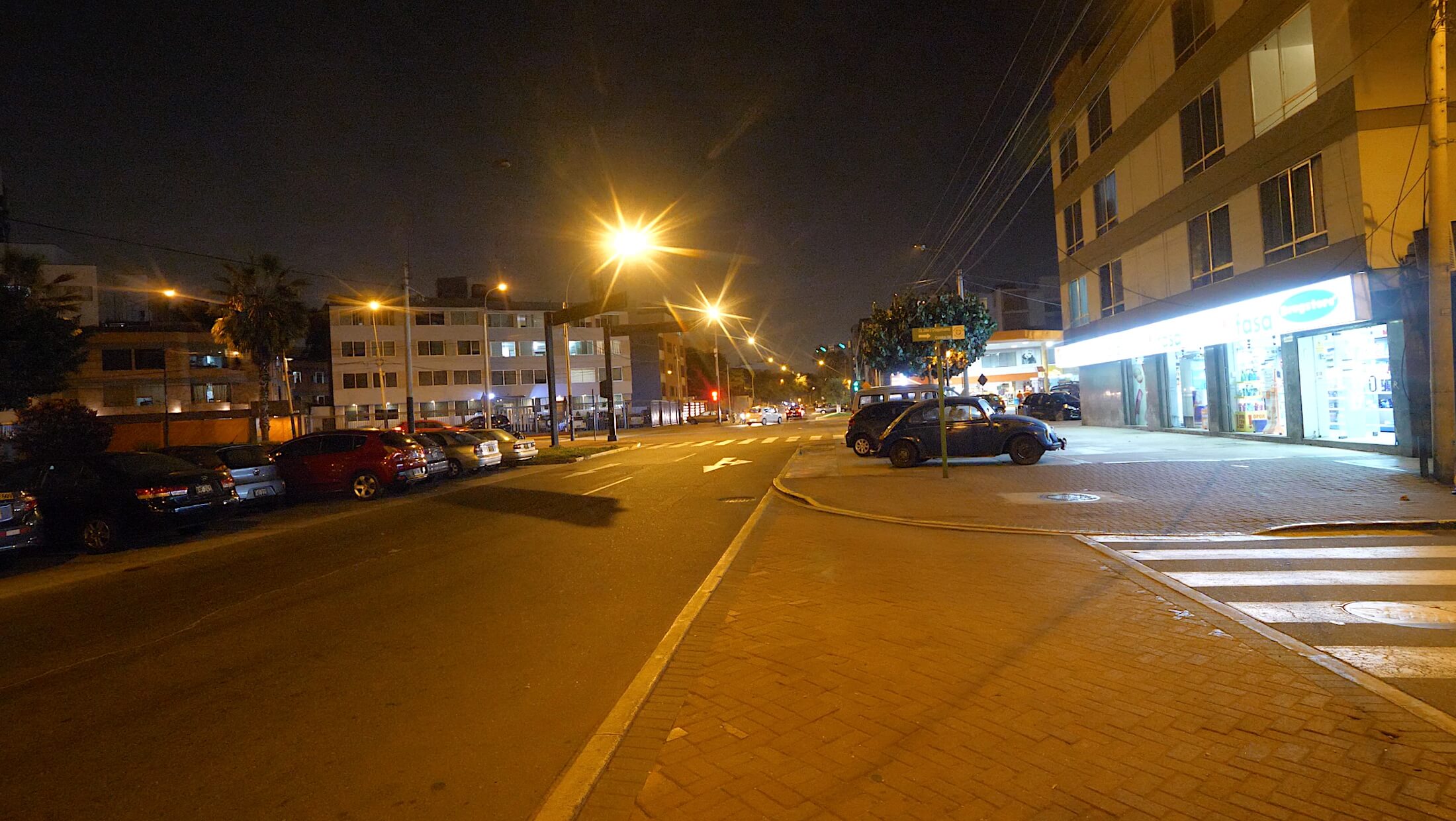 You need to remember this street corner in Miraflores, Peru