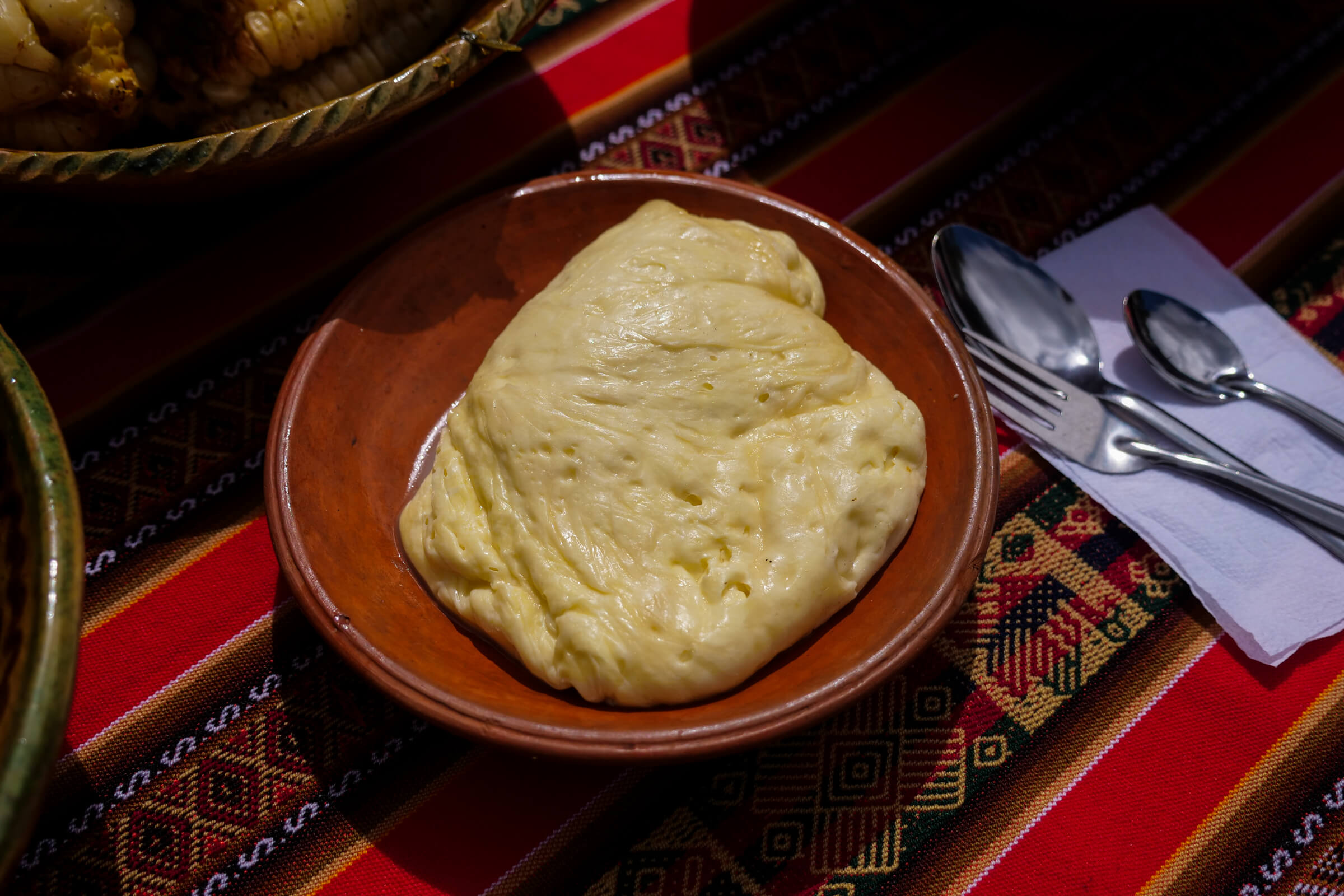 mild cheese is enjoyed in many South American locations, including the high country in Peru
