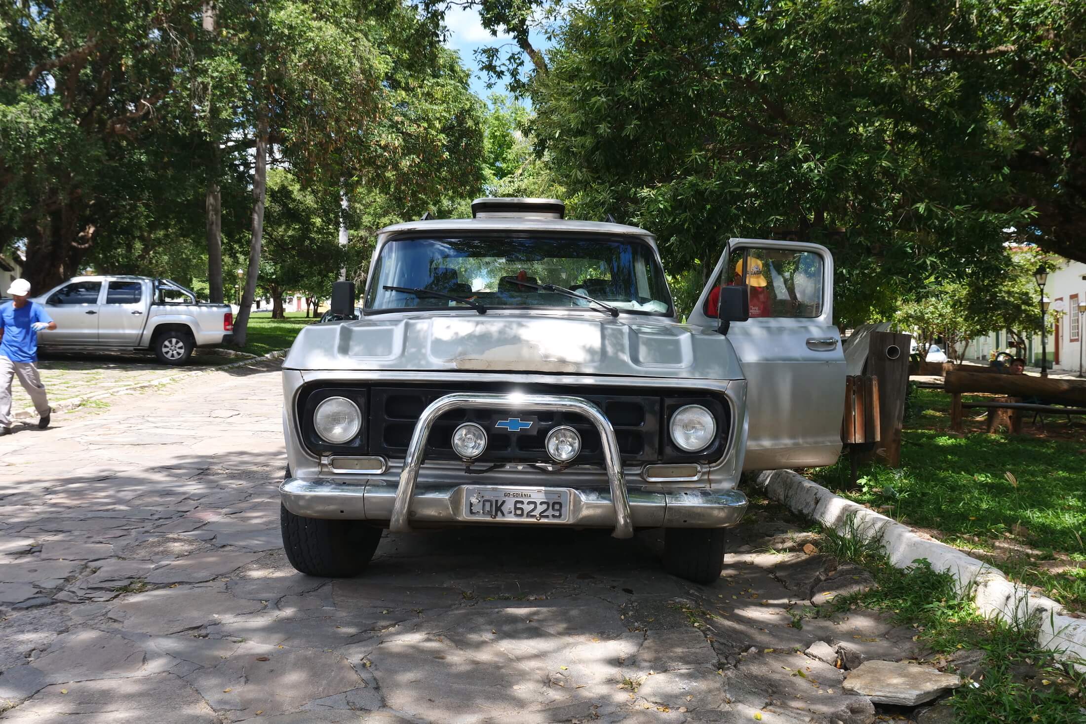 Classic cars are common in old Goiás