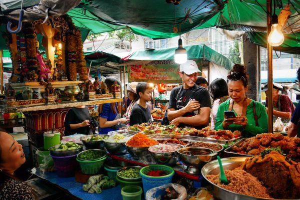 self guided food tour bangkok
