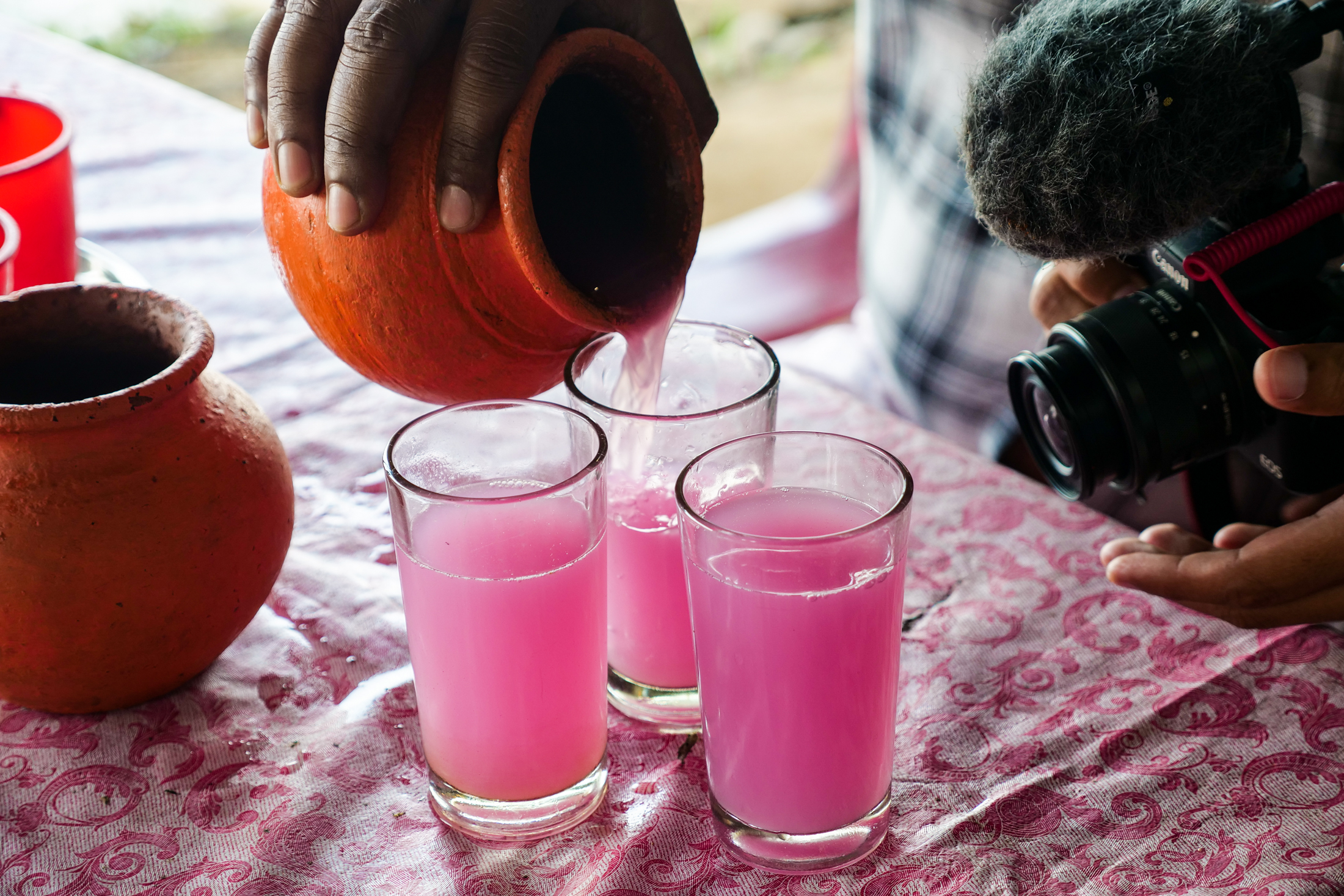 Coconut toddy with ginger and chili, Its simply unbelievable... You have to try it for yourself