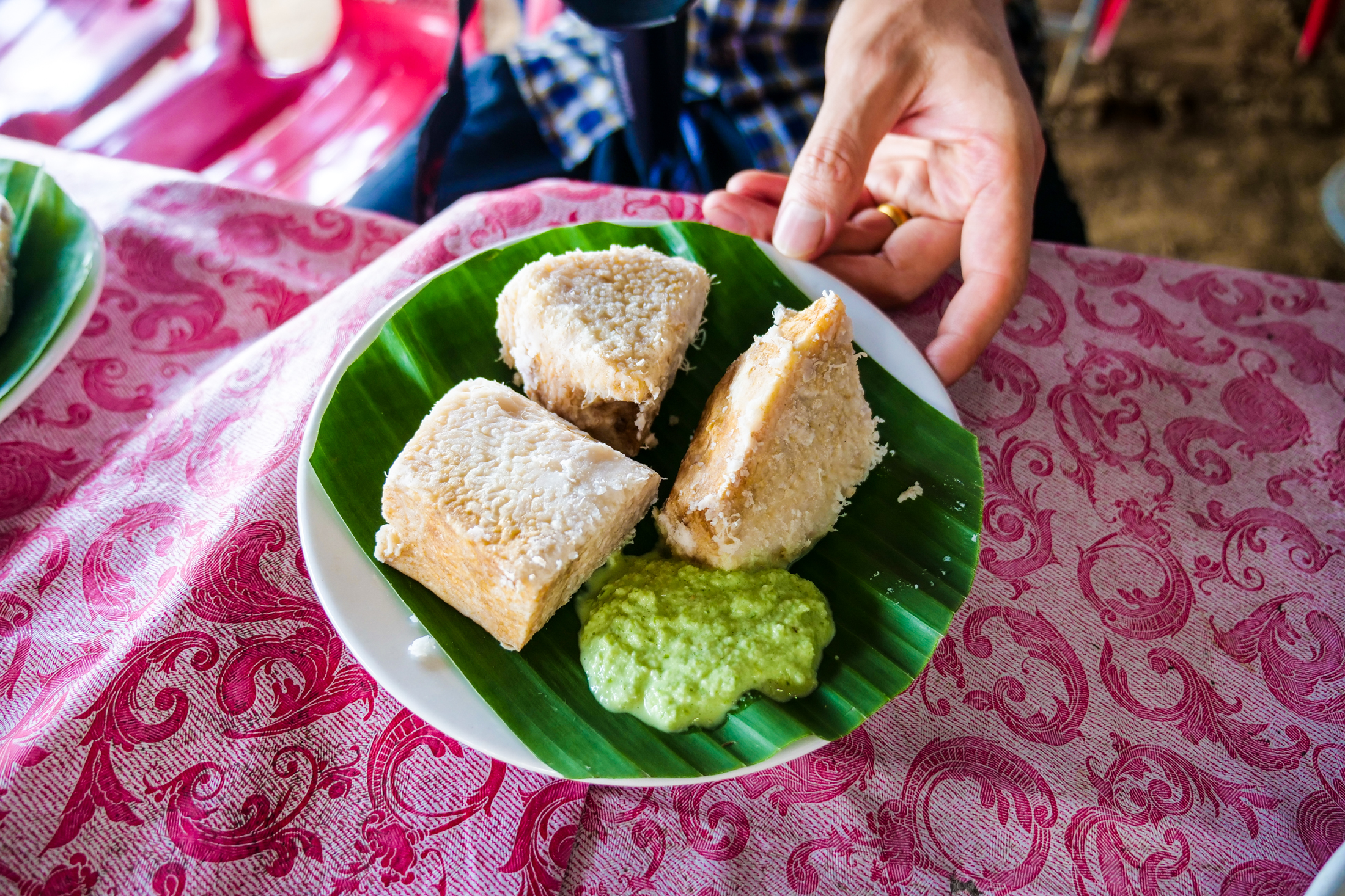 Toddy shop menu, One classic plate that never, ever gets old - Steaming Roots and Coconut Chutney.